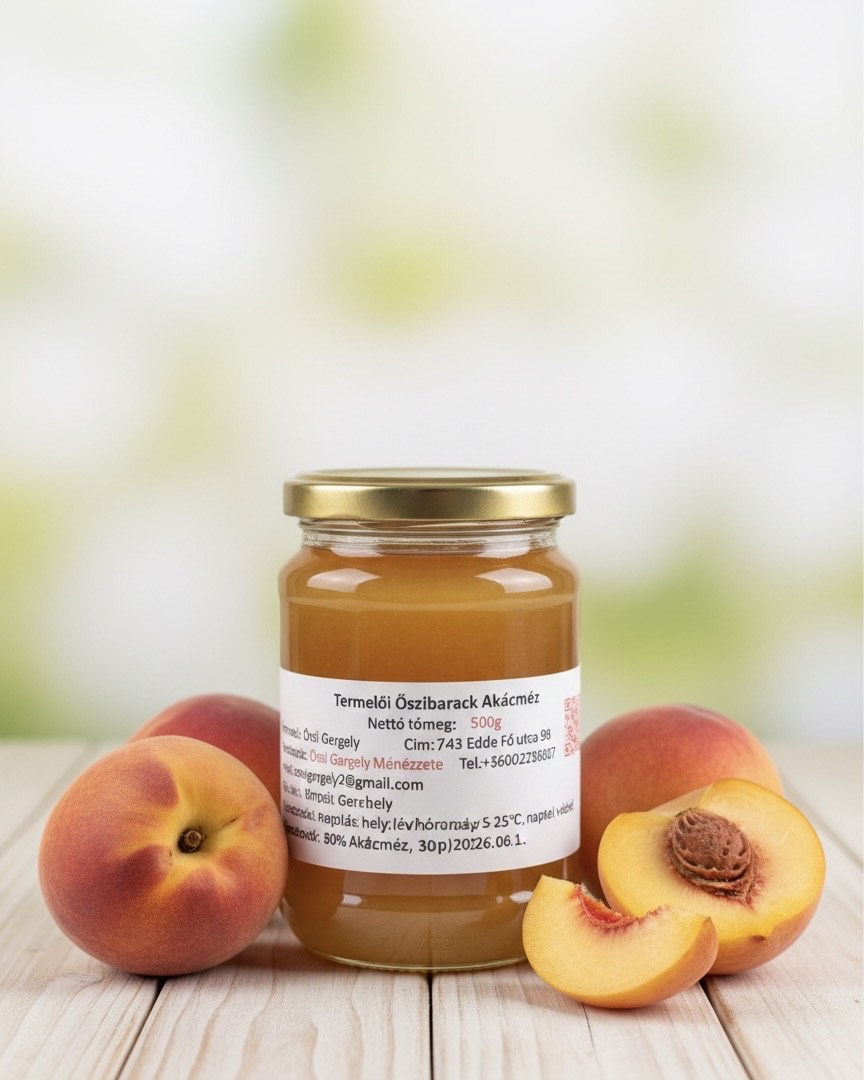 Őszibarackos Akácméz