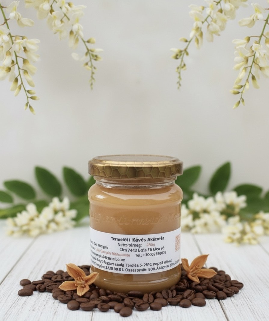 Kávés Akácméz