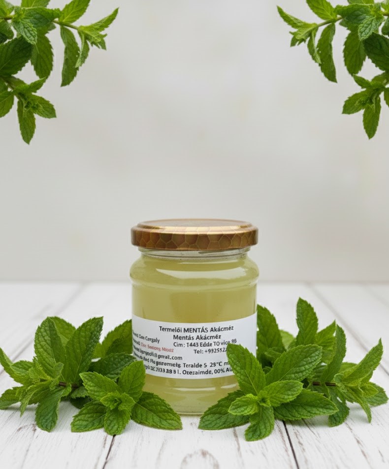 Mentás akácméz