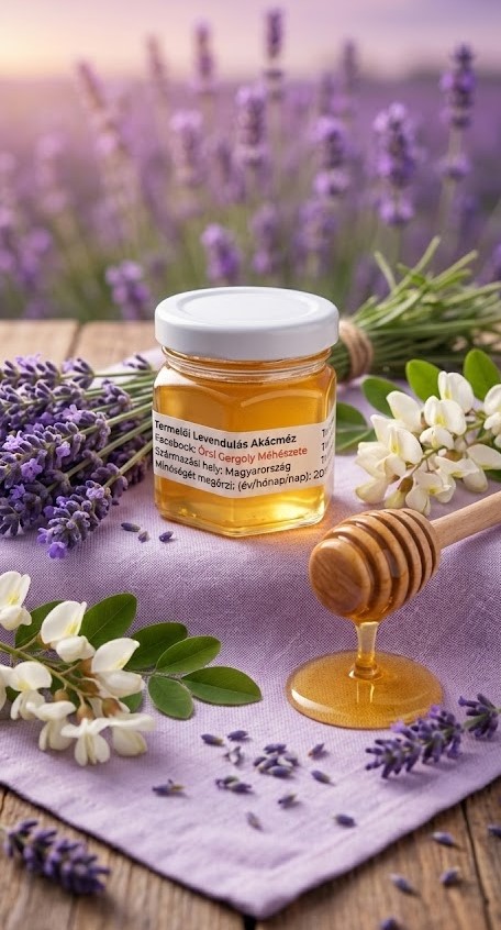 Levendulás Akácméz