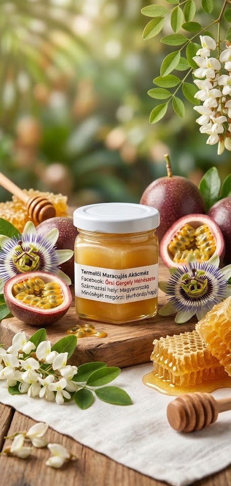 Maracujás akácméz