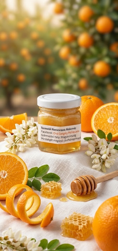 Narancsos akácméz