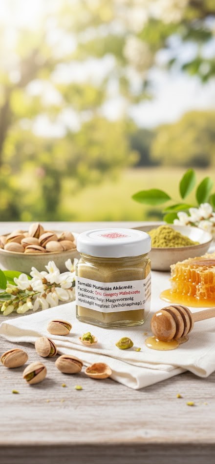 Pisztáciás akácméz