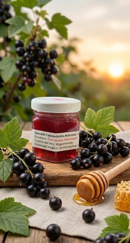 Feketeribizlis akácméz